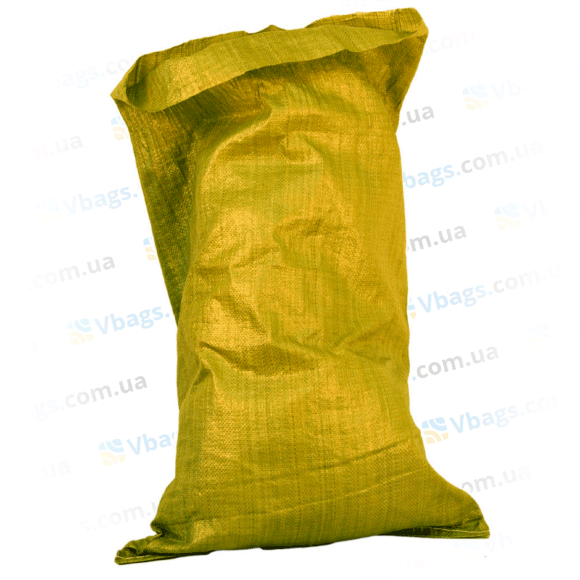 Мешки полипропиленовые 50 кг желтый/хаки (Китай)