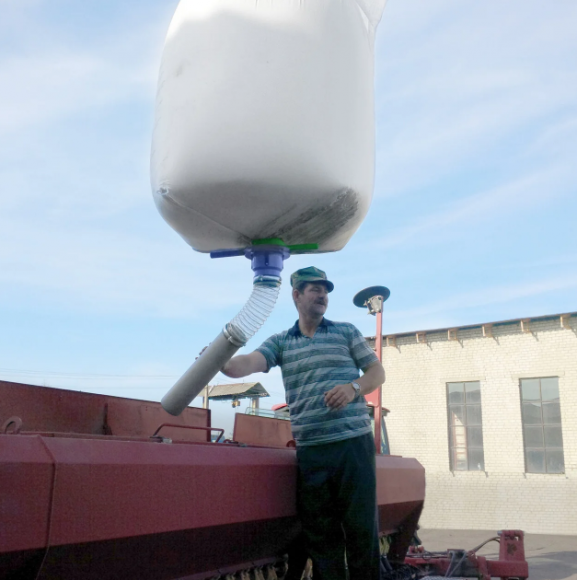 Прорезающий Клапан-дозатор для биг-бегов комплекте с направляющим рукавом