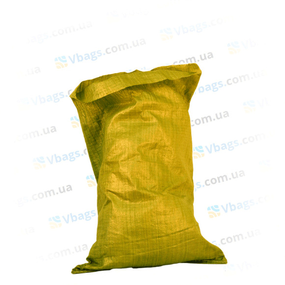 Мешки полипропиленовые 90х50 желтый (Китай) под хоз. нужды