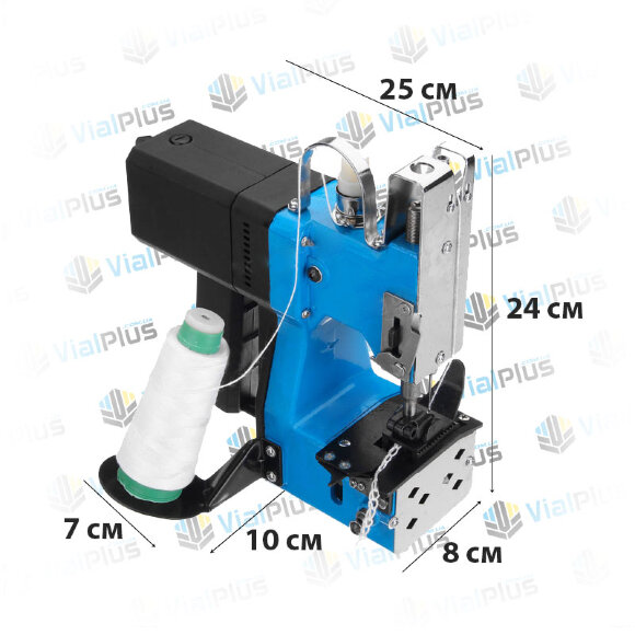 Размеры мешкозашивочной машины KP3000