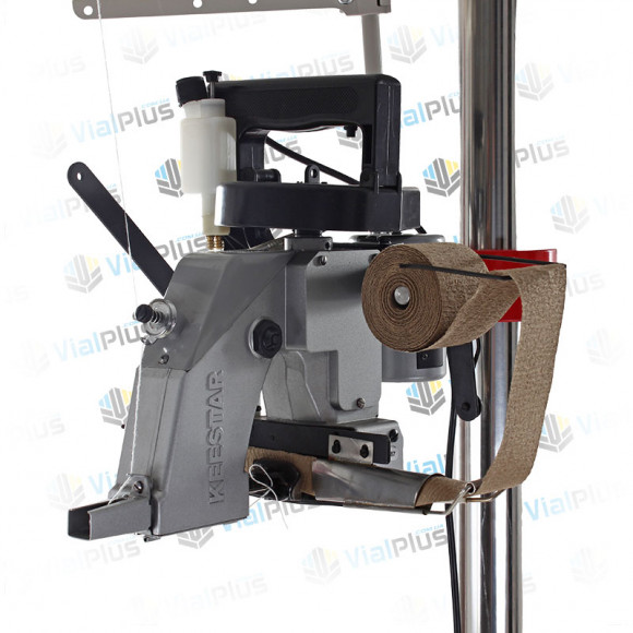 GK 26-1S с креплентой на стенде для зашивки мешков GK 26-1S с креплентой на стенде для зашивки мешков