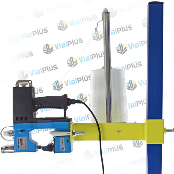 Стенд для зашивки мешков KP S6 + KP 3000 регулируется по высоте, подходит для мешков от 5 кг до 50 кг